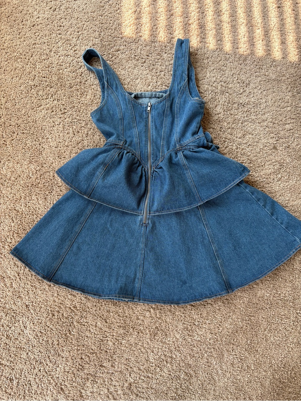 Denim rose dress - Picture 5 of 5